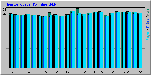 Hourly usage for May 2024